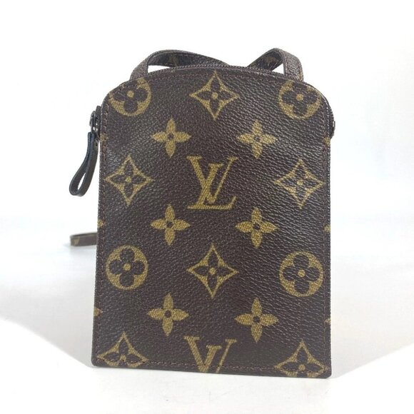 LOUIS VUITTON M45484 Monogram Pochette Secret Crossbody Pochette Shoulder Bag - Picture 2 of 14